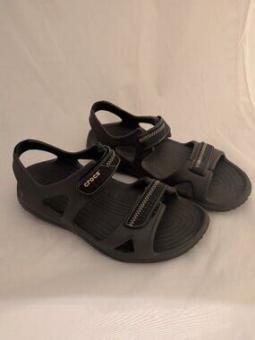 Crocs Swiftwater River Sandals brown Men’s Size 11 Adjustable